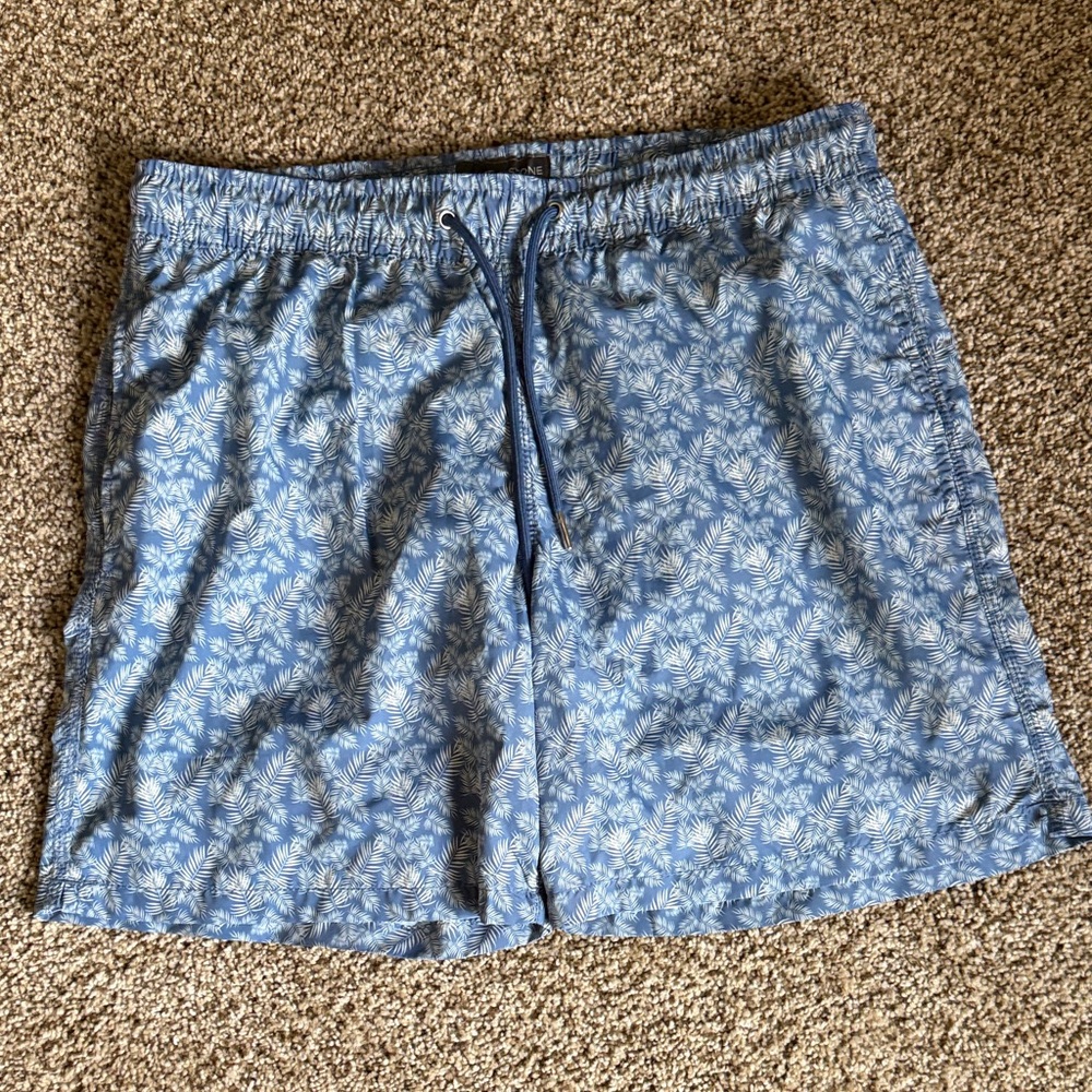Slate & Stone Blue Floral Swim Trunks
